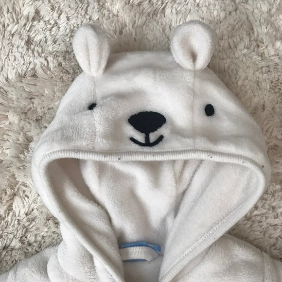 ✨ 5 For $15 ✨ Snowsuit/Jumpsuit White Bear The Children Place baby 9-12 Months - Picture 2 of 11